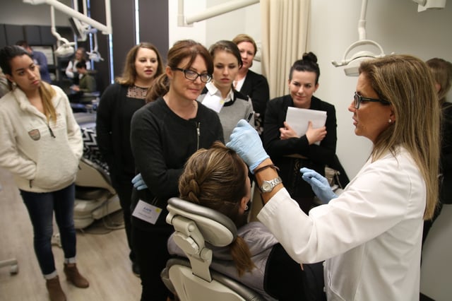 AAFE live patient injectable training session
